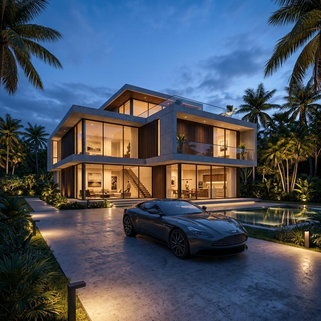 Luxury real estate estate
